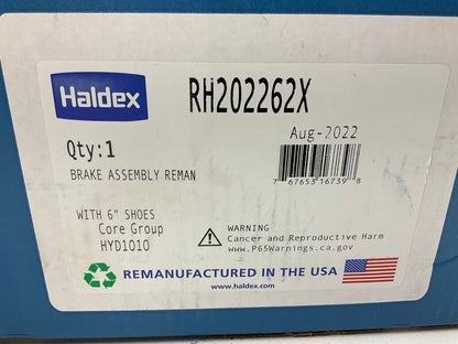REMAN Haldex RH202262X Left Brake Assembly W/ Backing Plate Lucas Girling (Ford)