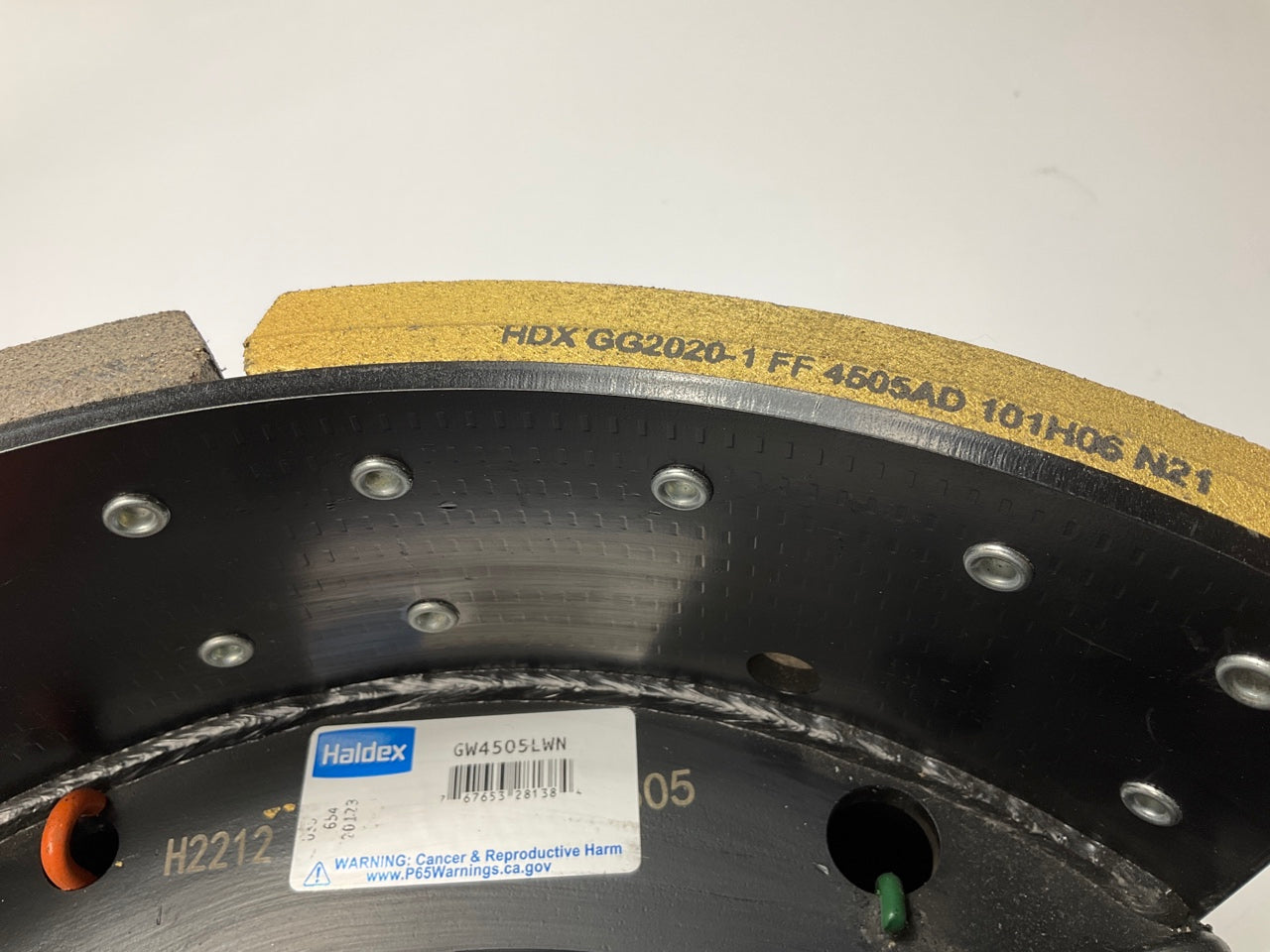 REMAN Haldex RH202271X Right Brake Backing Plate 15''x7'' Lucas Girling (Ford)