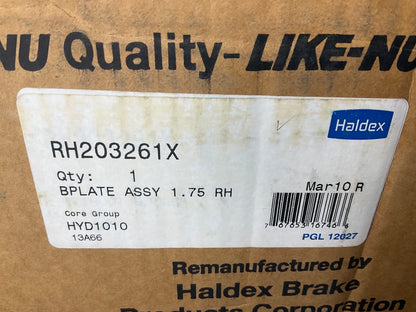 Reman Haldex RH203261X Lucas Girling Right Backplate Assembly For 6''/ 7'' Shoes
