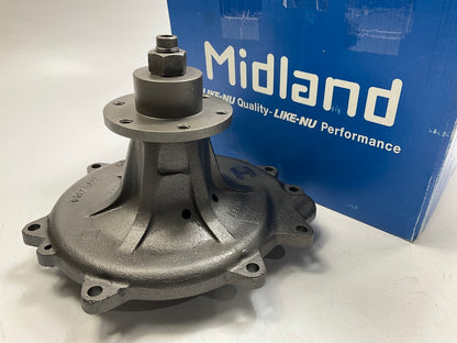 Reman. MIDLAND RW1190X Water Pump For Navistar DT466 Engine, Casting # 677856C2
