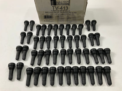 Haltec TR413 Rubber Snap In Tire Valve Stems (Box Of 50 Pieces)