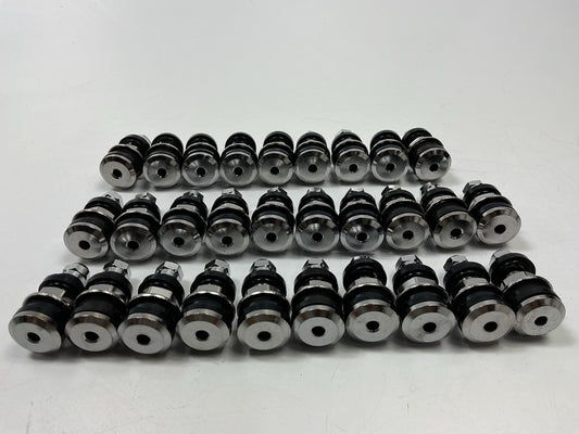 29 PACK Haltec TR575HP Low Profile Chrome Tire Valve Stems TV-575-HP .625'' Hole
