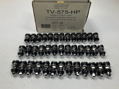 39 PACK Haltec TR575HP Low Profile Chrome Tire Valve Stems TV-575-HP .625'' Hole