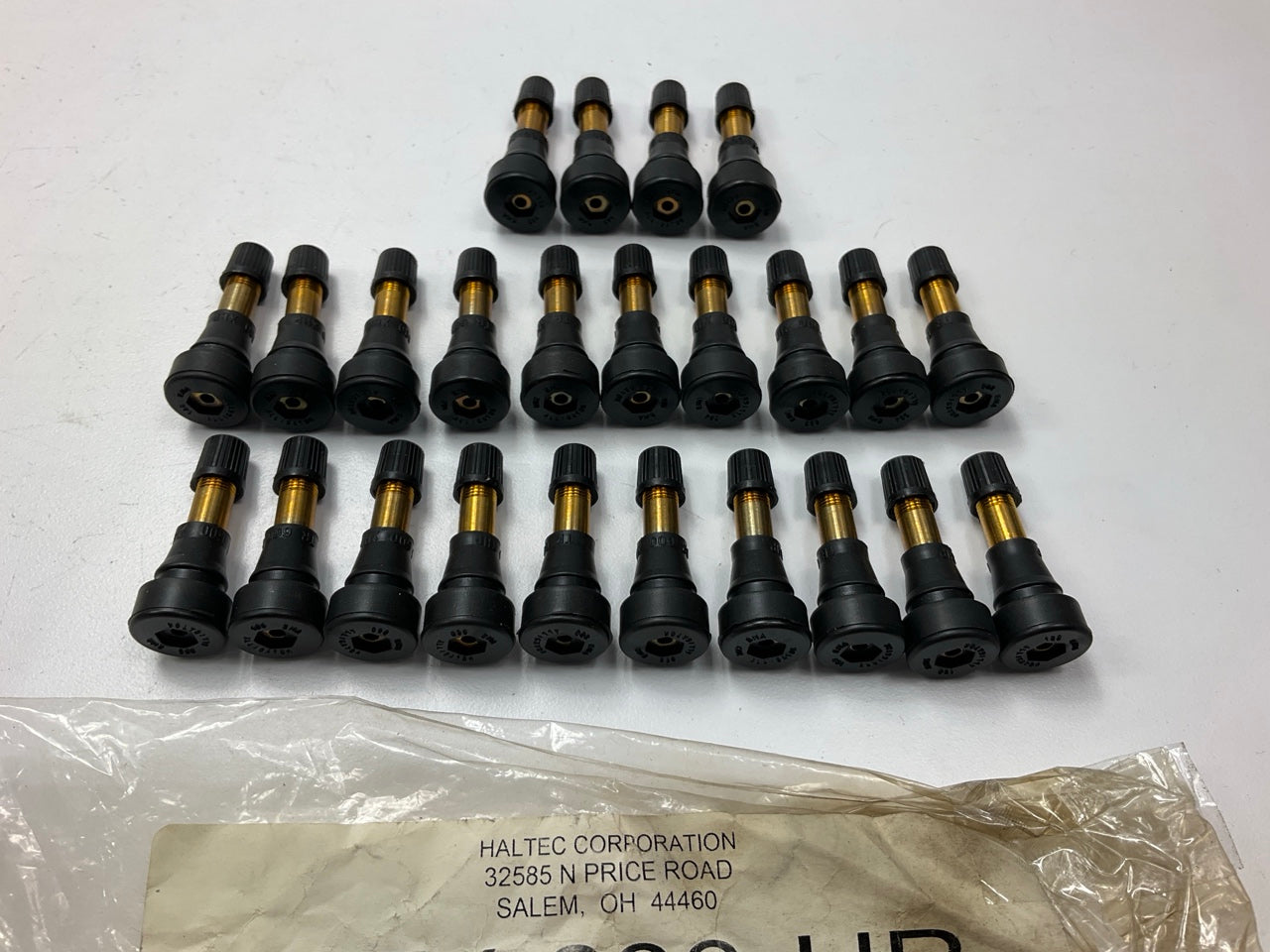 (24) Haltec TV-600-HP Tire Valve Stem High Pressure, Tubeless, 1-1/4'' Effective