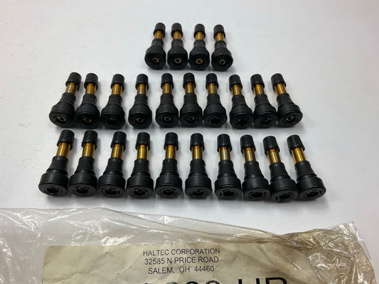 (24) Haltec TV-600-HP Tire Valve Stem High Pressure, Tubeless, 1-1/4'' Effective