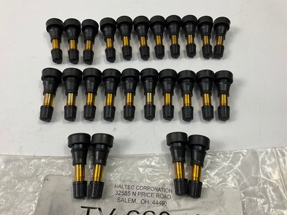 (25) Haltec TV-600-HP Tire Valve Stem High Pressure, Tubeless, 1-1/4'' Effective