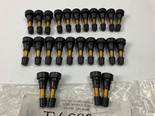 (25) Haltec TV-600-HP Tire Valve Stem High Pressure, Tubeless, 1-1/4'' Effective