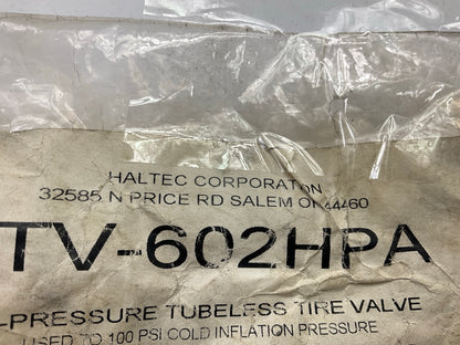 (40) PACK - Haltec TV-602-HPA High Pressure Tire Valve, 2 Inch
