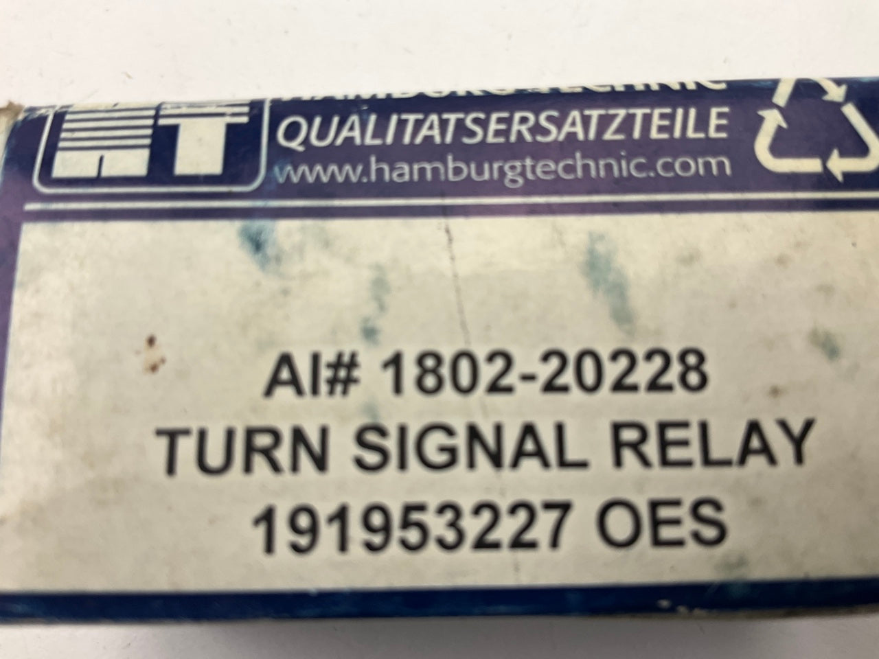 Hamburg-technic 191953227 Turn Signal / Hazard Warning Relay