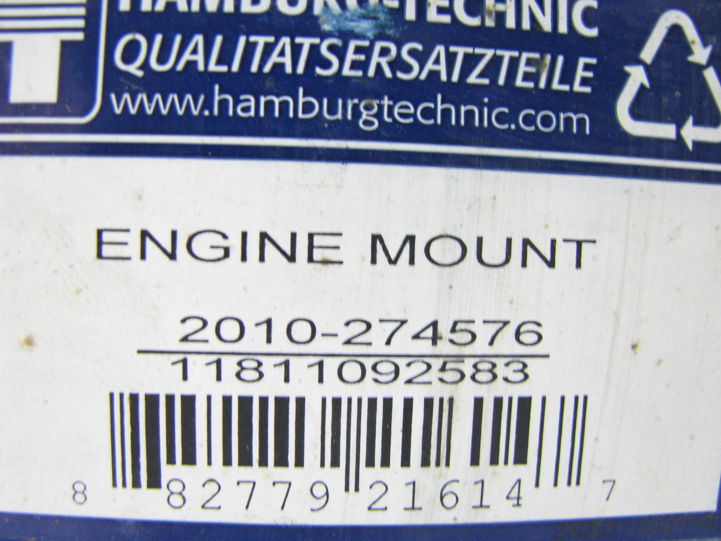 Hamburg-technic 2010-274576 Engine Mount 1992-93 BMW 325i 1992 325is 2.5L-L6