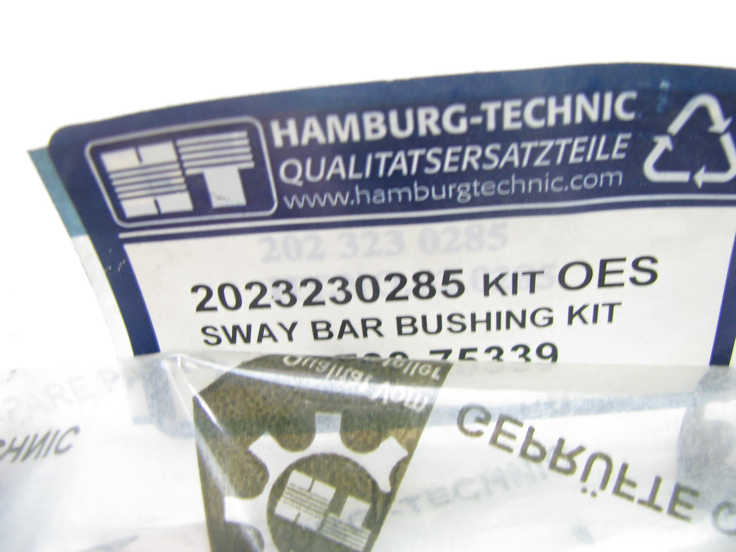 (2) New Front Hamburg-technic 2023230285 Stabilizer Sway Bar Bushings