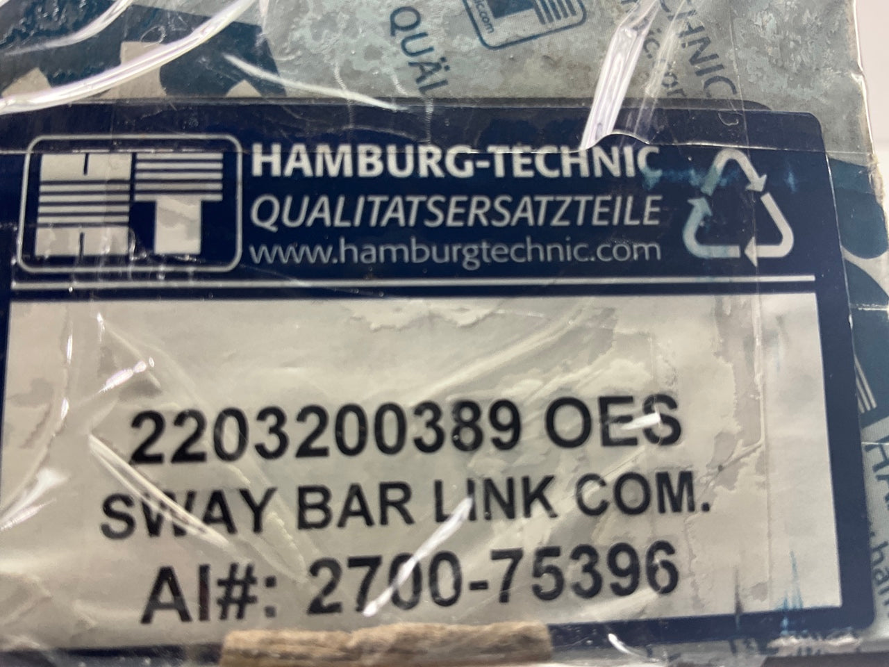 (2) Hamburg-technic 2203200389-2 Suspension Stabilizer Sway Bar Link Kit