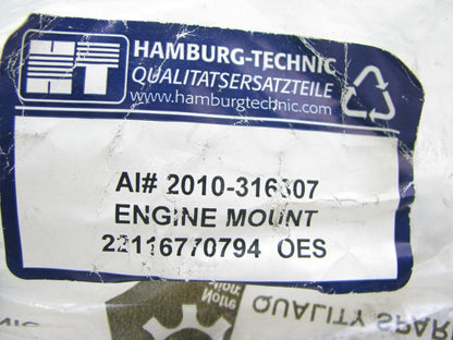 Hamburg-technic 22116770794 Engine Motor Mount 2001-2006 BMW X5 3.0L-L6