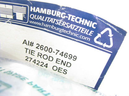 Hamburg-technic 2600-74699 Inner Steering Tie Rod End For 01-04 Volvo S40, V40