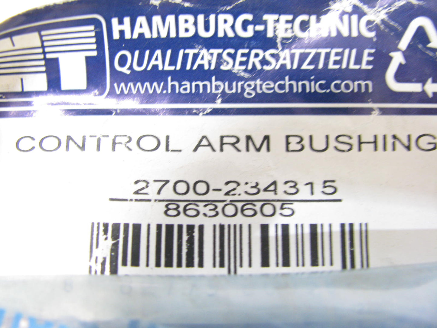 Hamburg-technic 2700-234315 Suspension Control Arm Bushing - Front Rearward