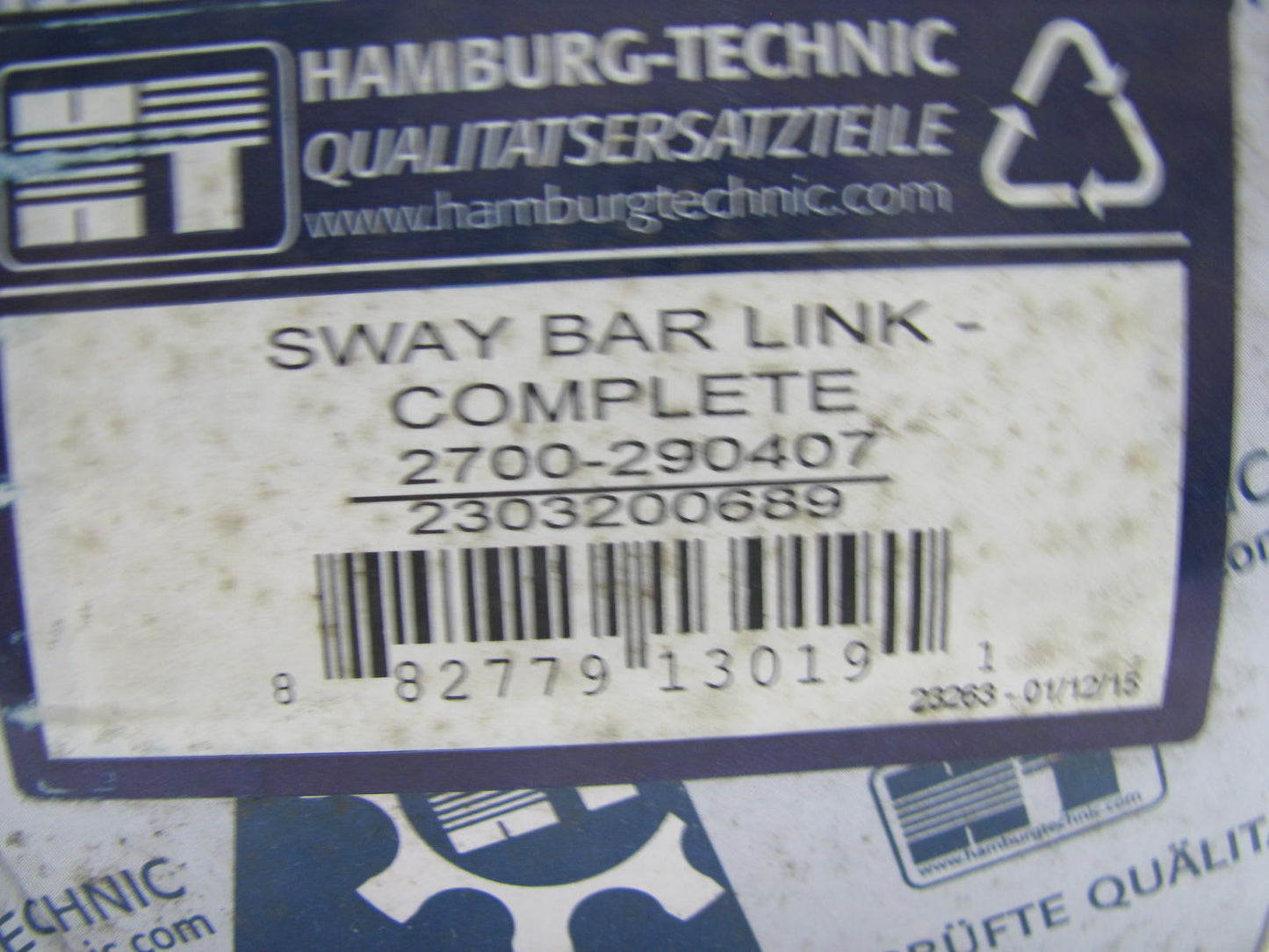 Hamburg-technic 2700-290407 Suspension Stabilizer Sway Bar Link Kit Front Right