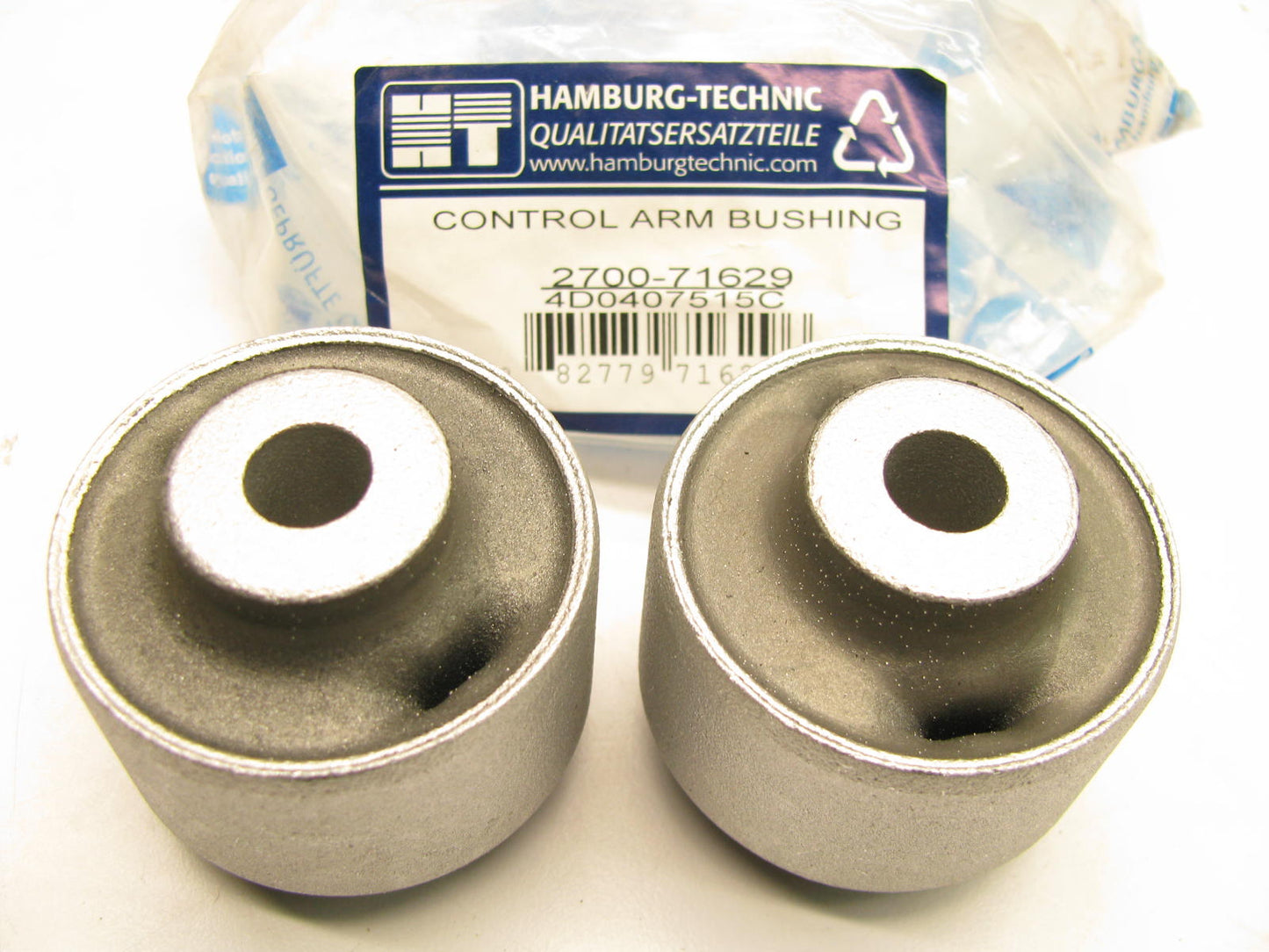 (2) Hamburg-technic 2700-71629 Suspension Control Arm Bushing - Front Upper