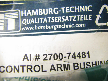 (2) Hamburg-technic 2700-74481 Suspension Control Arm Bushing - Front Lower