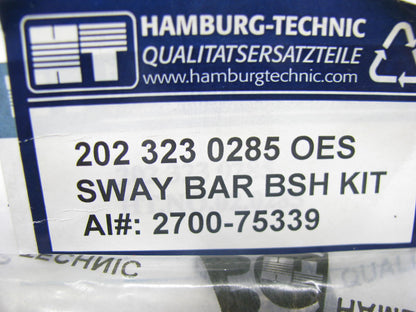 (2) Hamburg-technic 2700-75339 FRONT Sway Bar Bushings