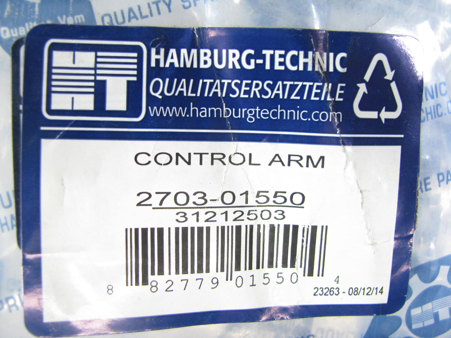 Hamburg-technic 2703-01550 REAR UPPER Suspension Control Arm