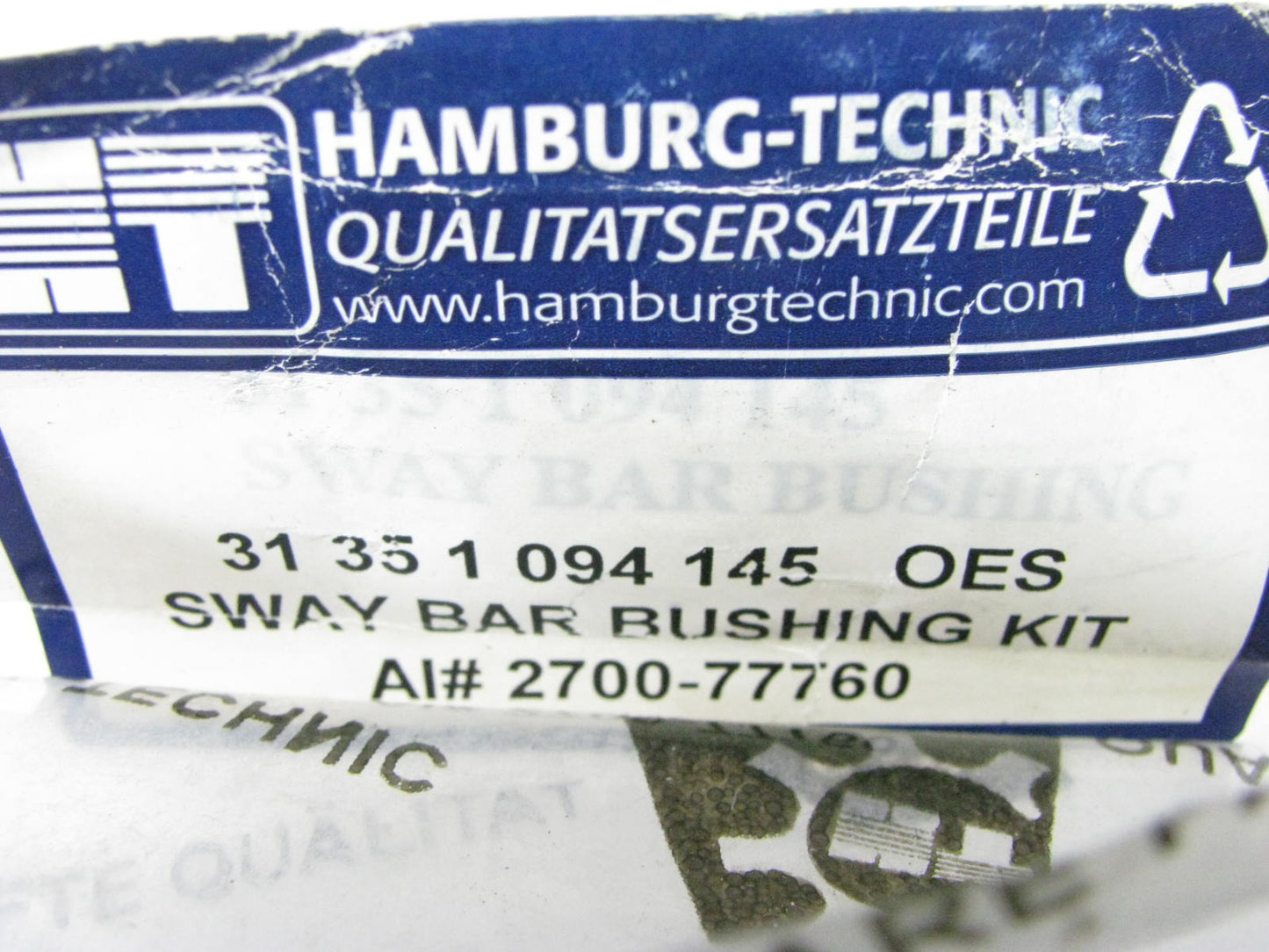 (2) Hamburg-technic 31351094145 Front Stabilizer Sway Bar Bushing