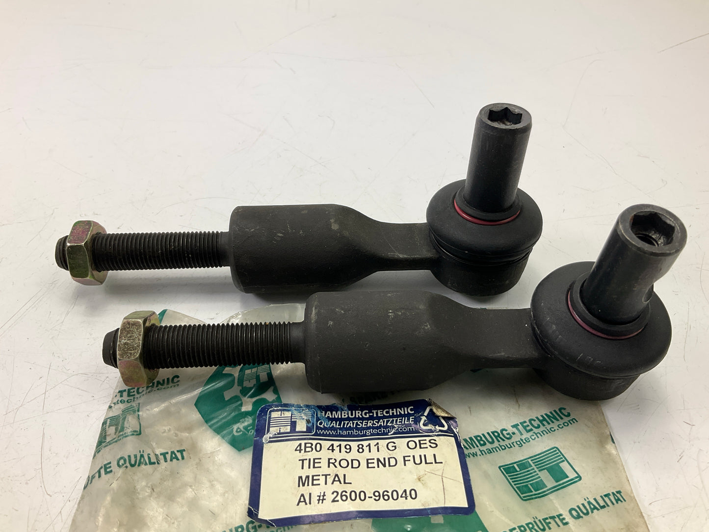 (2) Hamburg-technic 4B0419811G Front Outer Steering Tie Rod End