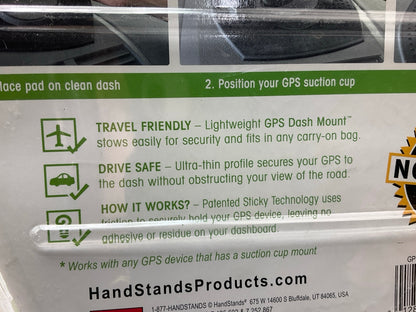 HandStands 10018 Sticky Pad GPS Dash Pad Mount - Secures GPS Device On Your Dash