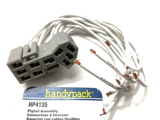Handypack HP4135 10-terminal Replacement Switch Pigtail Connector Wire Harness