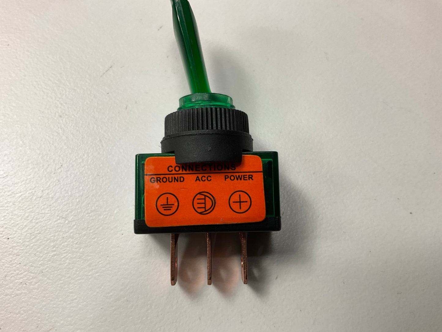 Handypack HP5040 2 Position, OFF-ON, 20 Amp Illuminated Toggle Switch