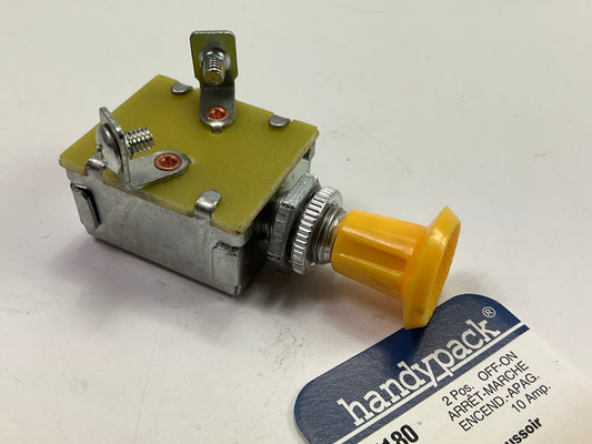 Handypack HP5180 Universal 2-position 2-terminal Push / Pull Switch - 10 Amp