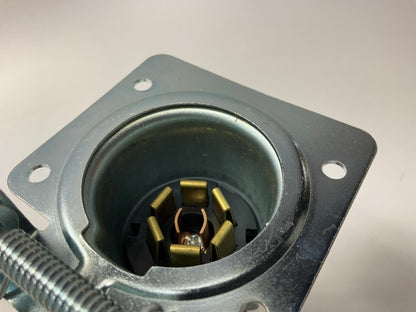 Handypack HP5450 Plated Steel 7-Pole RV Trailer Female Connector