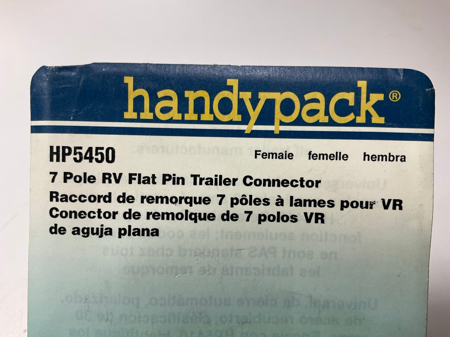 Handypack HP5450 Plated Steel 7-Pole RV Trailer Female Connector