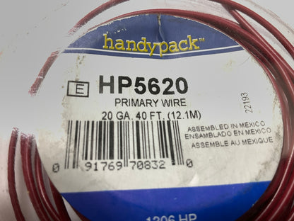 Handypack HP5620 Automotive Primary Wire - 20 Gauge, Red, 40 Feet