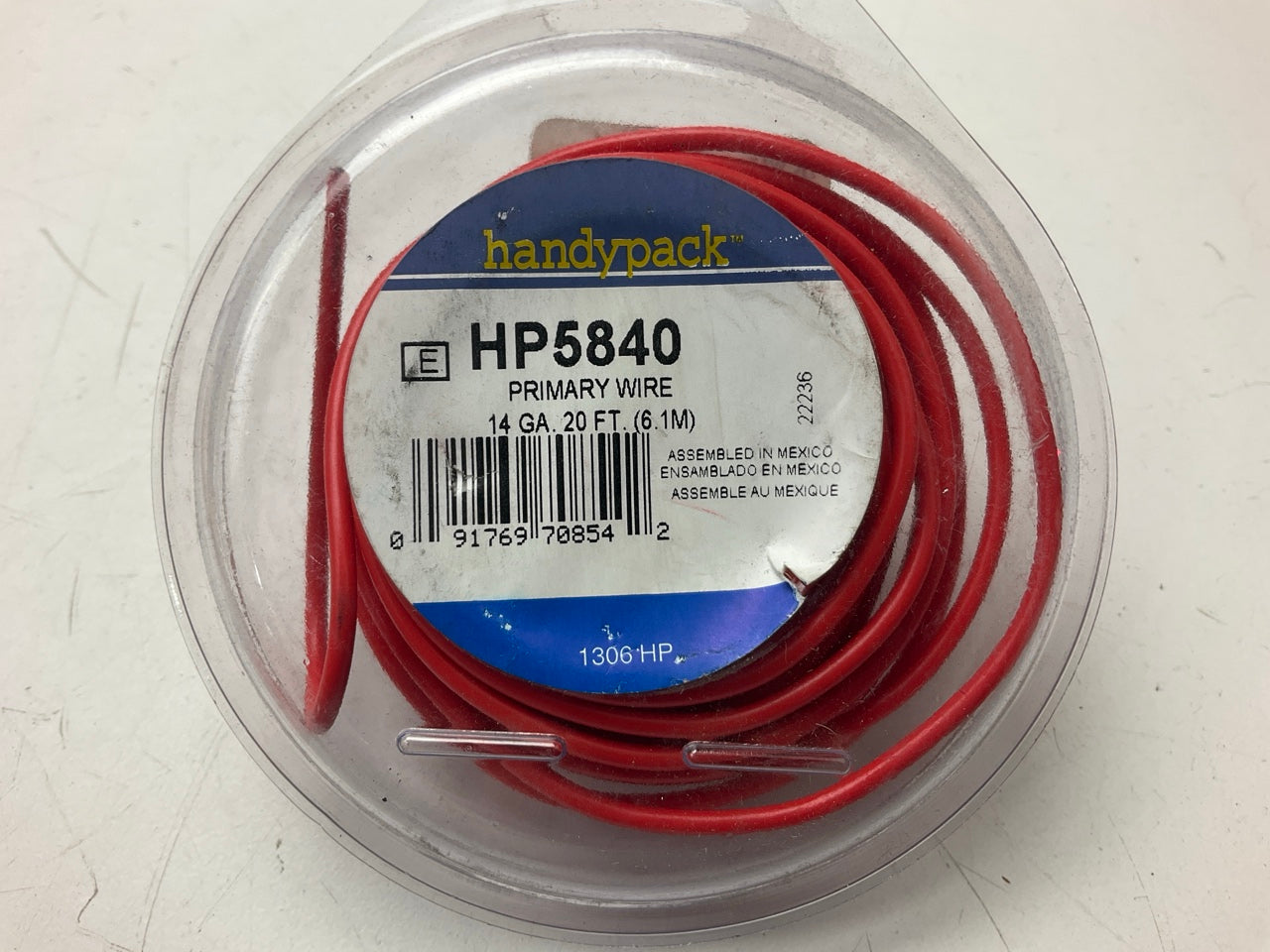 Handypack HP5840 Automotive Primary Wire - 14 Gauge, 20 Feet, Red