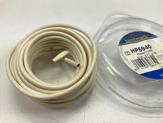 Handypack HP5940 Automotive Primary Wire - 12 Gauge, 12 Feet, White