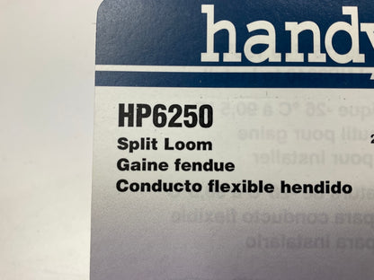 Handypack HP6250 Blue Split Wire Loom, 3/8'' Diameter, 7' Long