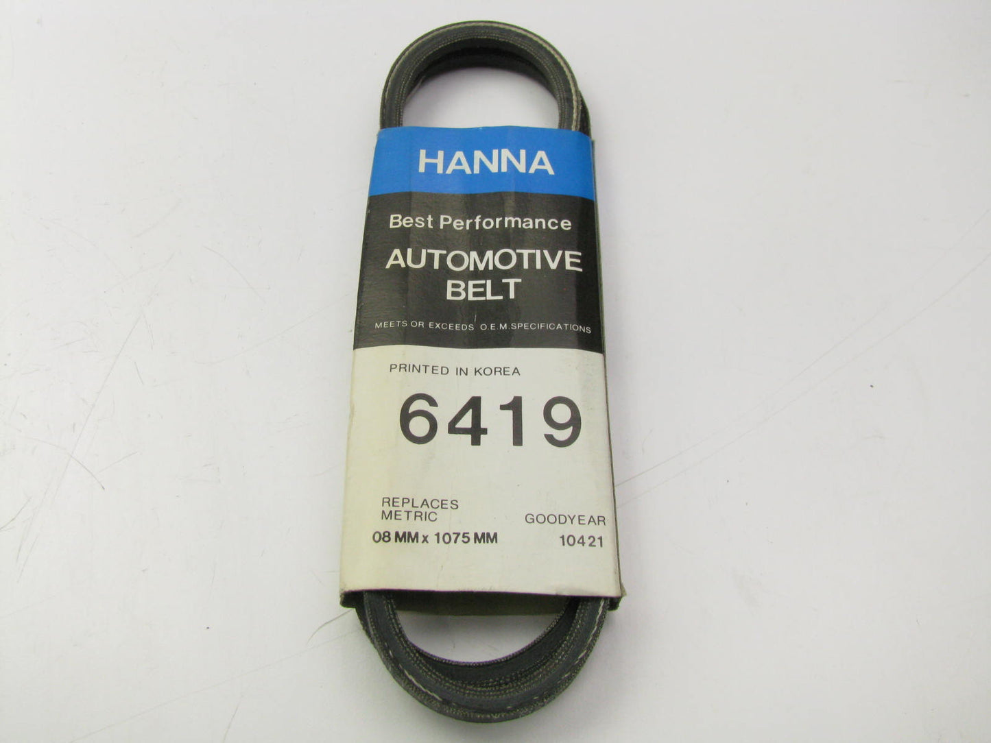 Hanna 6419 Accessory Drive Belt - 0.31'' X 42.00'' - 36 Degree