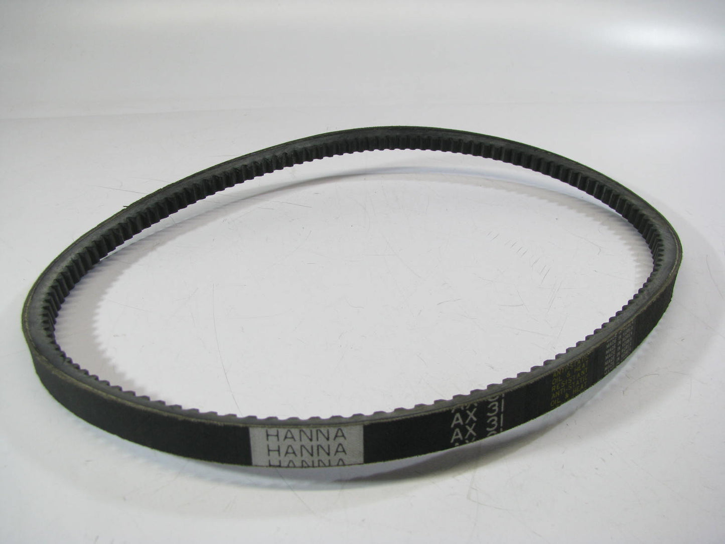 Hanna AX31 Lawn Mower Cogged Accessory Drive Belt - 1/2'' X 33''