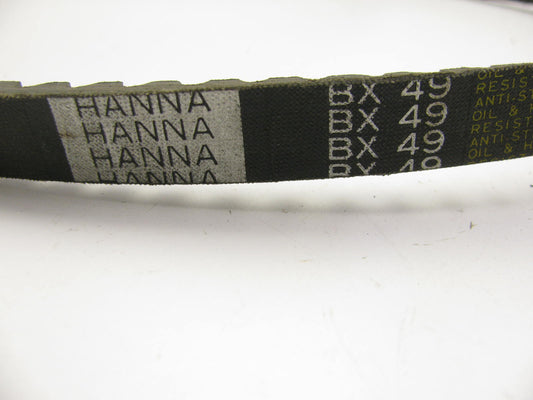 Hanna BX49 Industrial Cogged Accessory Drive Belt - 21/32'' X 52''