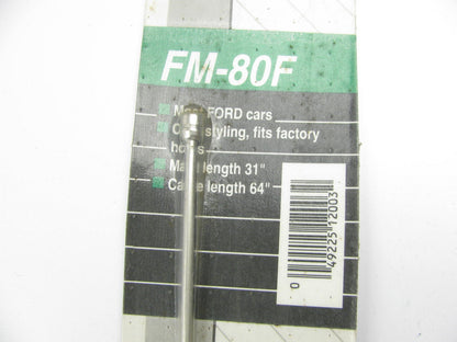 Harada FM-80F Antenna  31-inch Mast, For Most Ford Cars