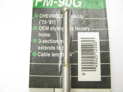 Harada FM-90G 3-section Antenna Mast - 1973-1981 Chevy Pickup