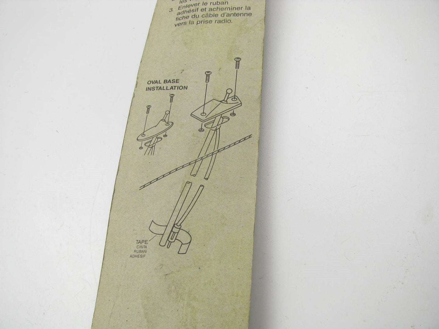 Harada PM-95H Roof Mount Replacement Antenna - 2 Section Mast Extends To 37''