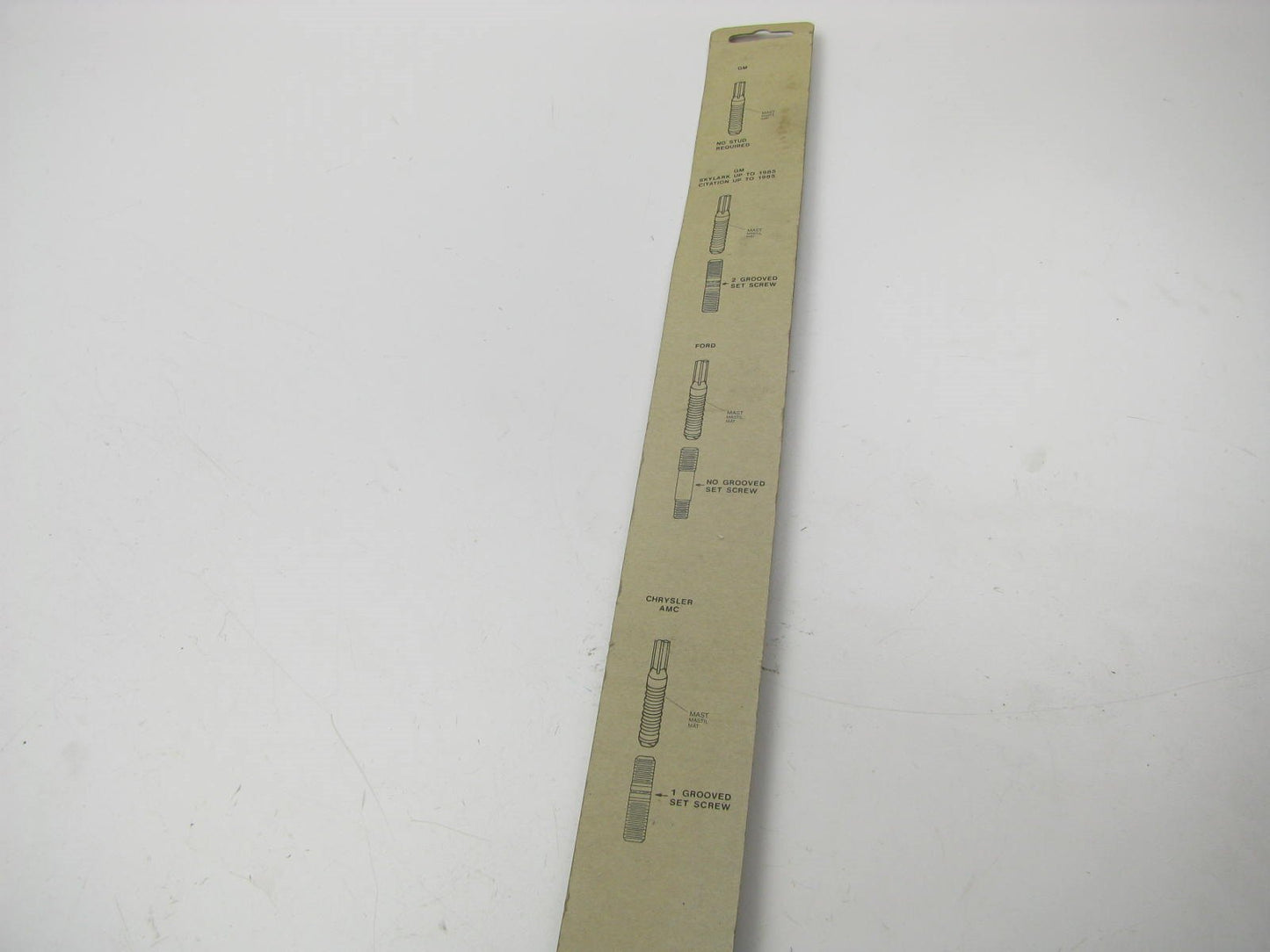 Harada RAM-1 Antenna Rubber Replacement Mast For Chrysler, AMC, GM, Ford