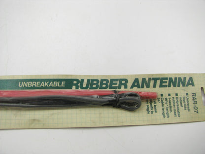 Harada RAR-07 Universal Rubber Antenna - 1 Section Mast 16.5'' Cable Length 54''