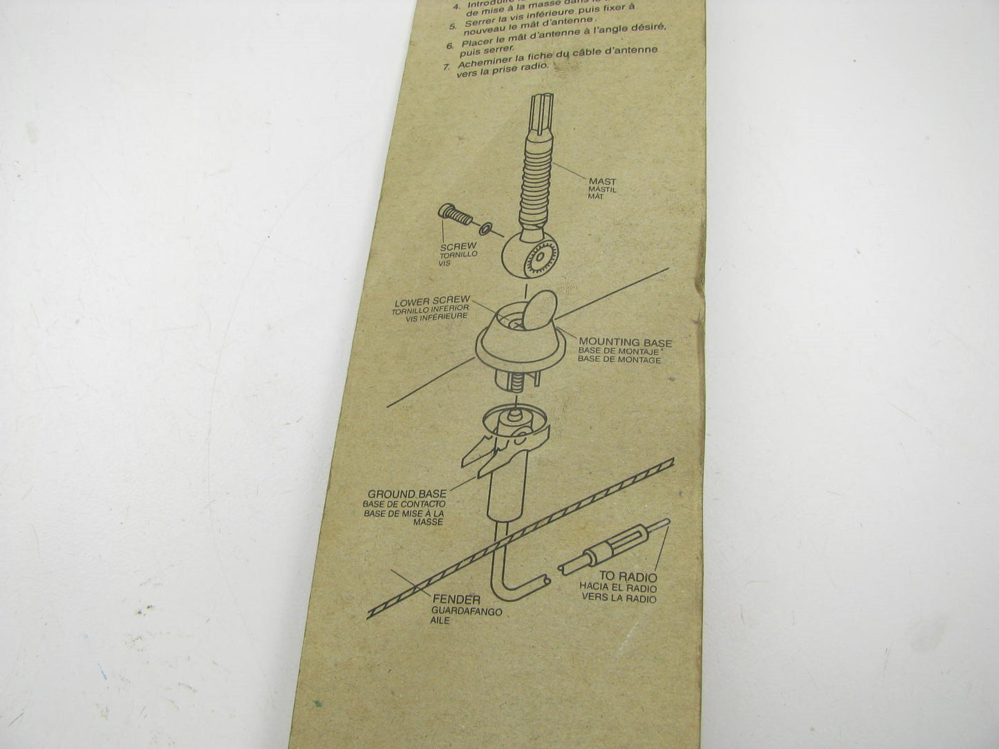 Harada RAW-07 Universal Top Side Mount Antenna