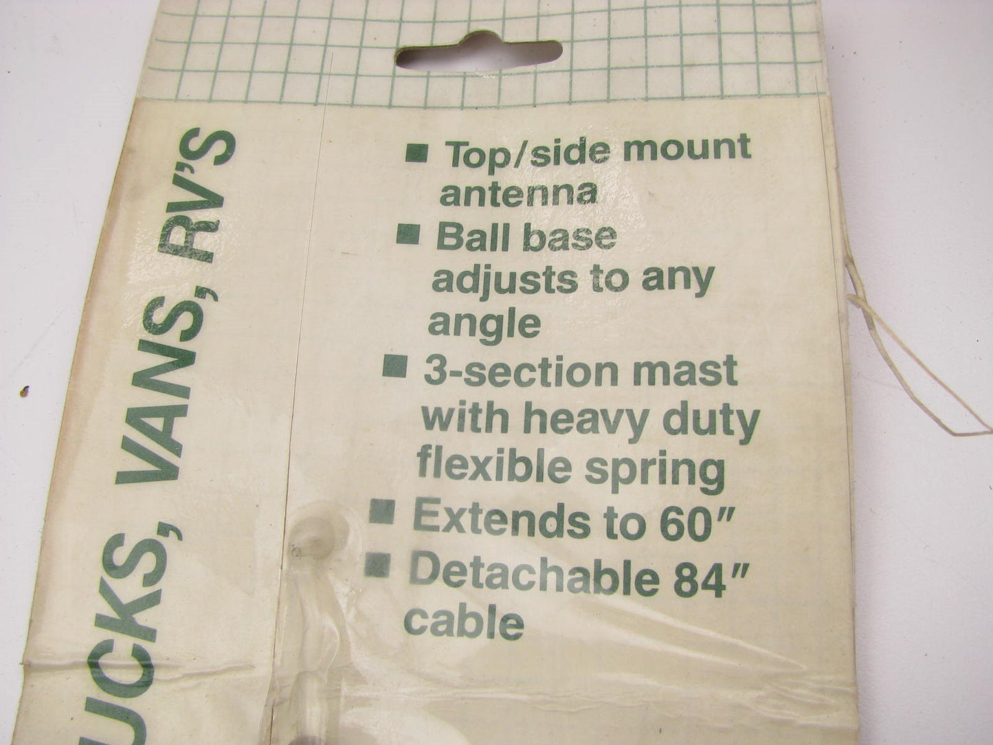 Harada ST-60 Ball Base Antenna  - 3 Section Mast Extends To 60''