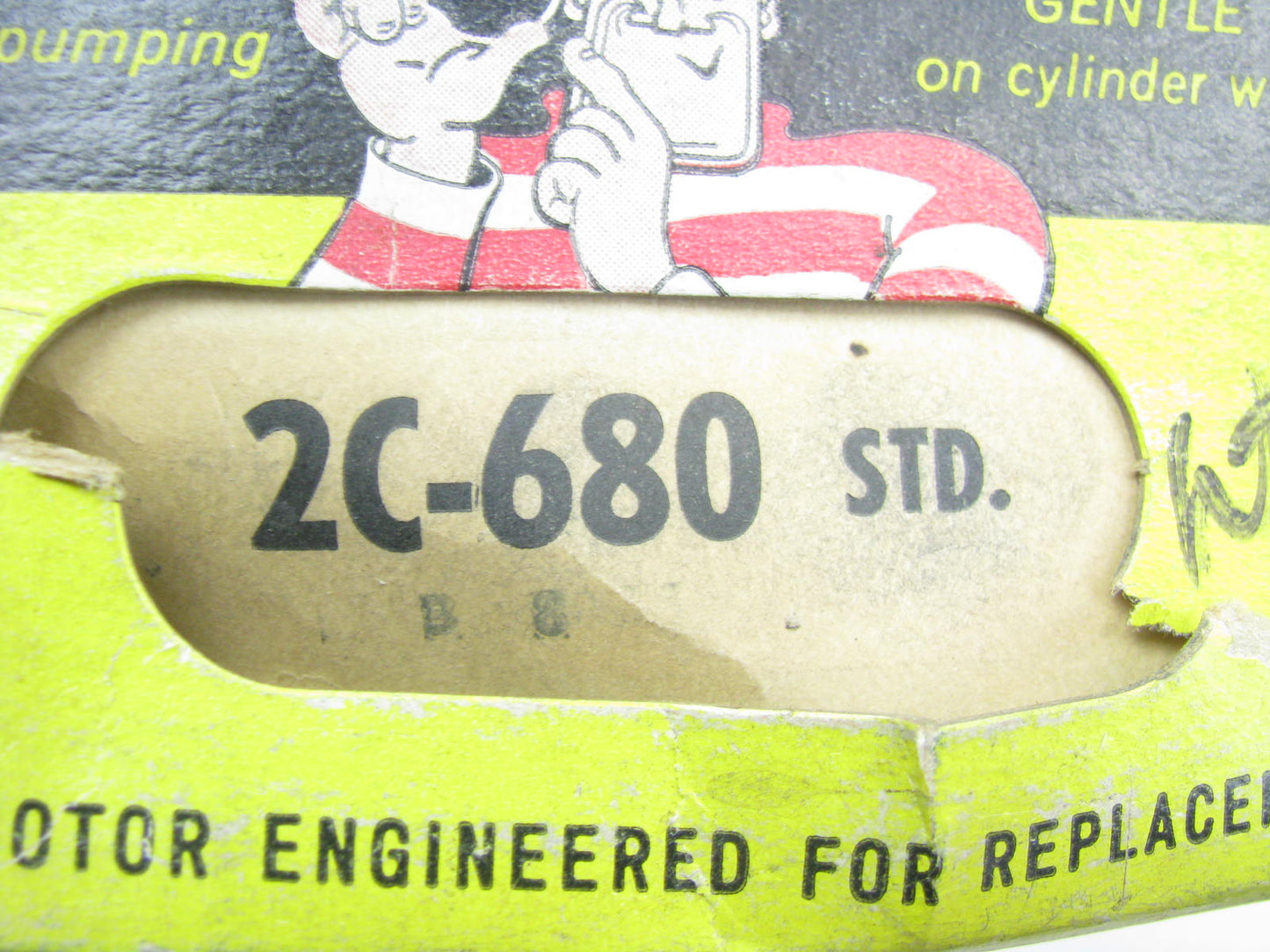 Hastings 2C680-STD  Piston Rings Set AMC 1957-62 195cu. In.  L-Head