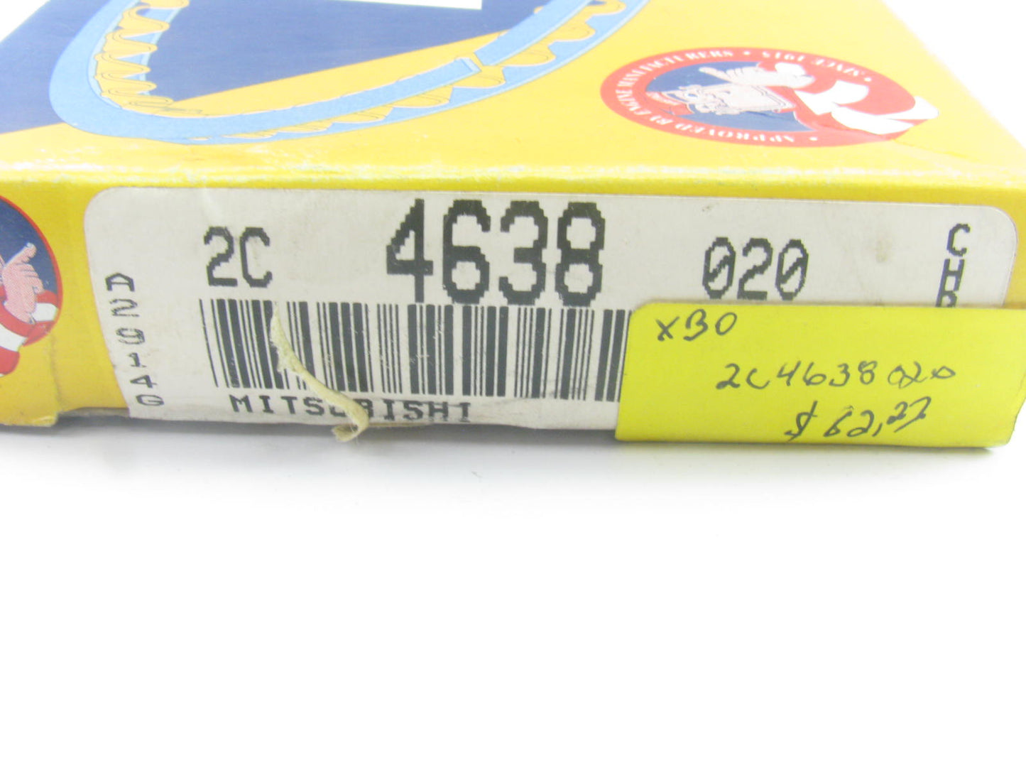 Hastings 2C4638-020 Engine Piston Rings - .020 1989-1993 Mitsubishi 2.4L
