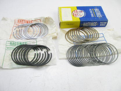 Hastings Chrome Racing Rings  4.00'' Bore  1/16 Compression,   1/8'' Oil Ring