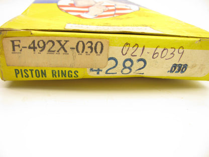 Hastings 4282-030 Engine Piston Rings .030'' 1973-1976 VW Audi 1.5L 1.6L-L4